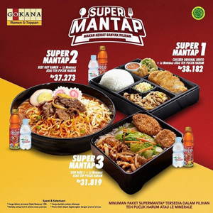GOKANA: Promo Super Mantap Harga Mulai dari Rp 31.819 sudah bisa Makan Enak dan Hemat. sampai 09/30/2019