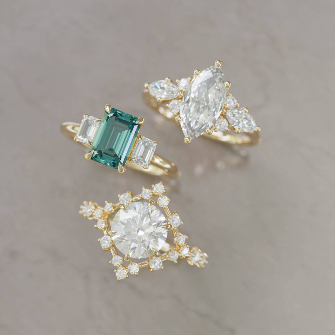 unique engagement rings