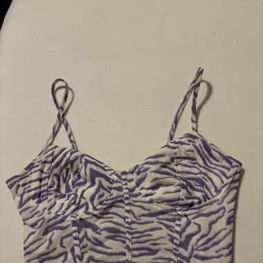 Bershka zebra top