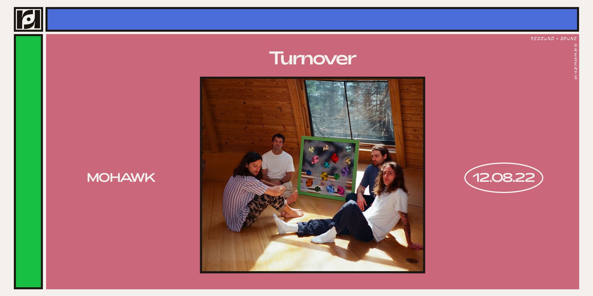 Spune & Resound Presents: Turnover at Mohawk on 12/8! promotional image