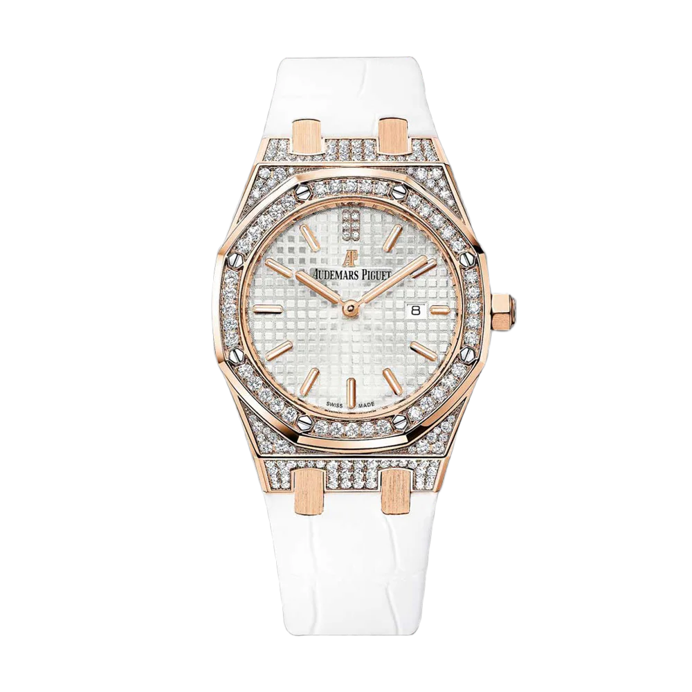 Audemars Piguet Royal Oak Lady 33mm Rose Gold Diamonds, image 1 Audemars Piguet Royal Oak Lady 33mm Rose Gold Diamonds, image 1