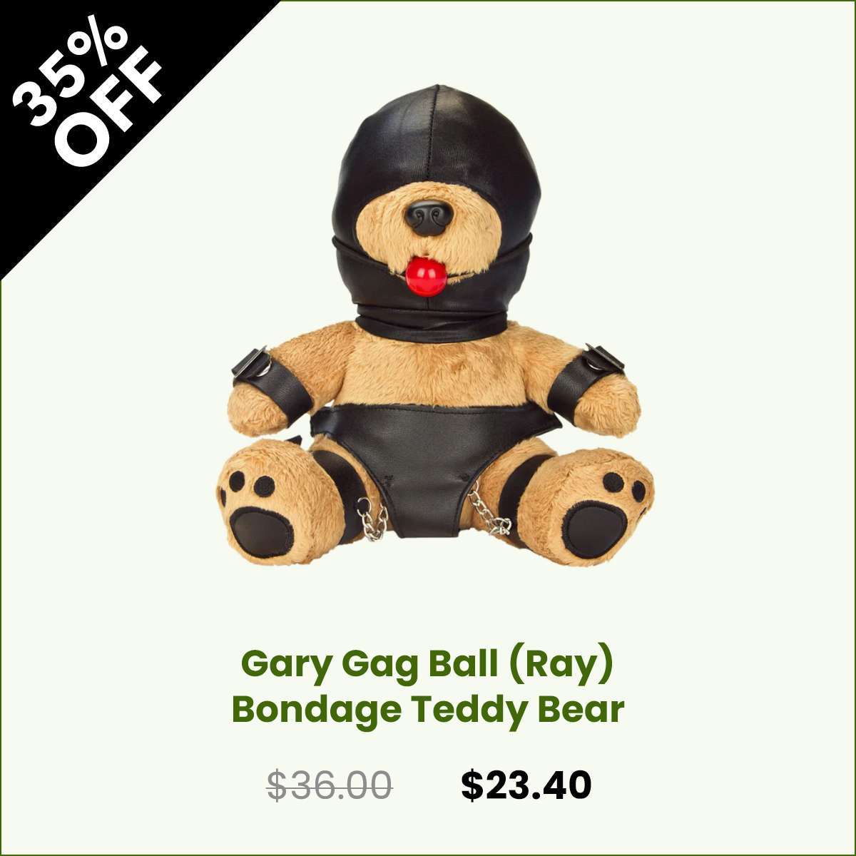Bondage Bearz Gary Gag Ball Bondage Teddy Bear