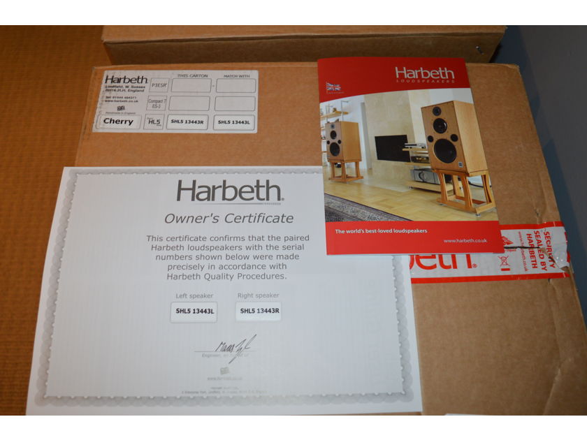 Harbeth Super HL5 Plus including Foundation Stands, shipping included