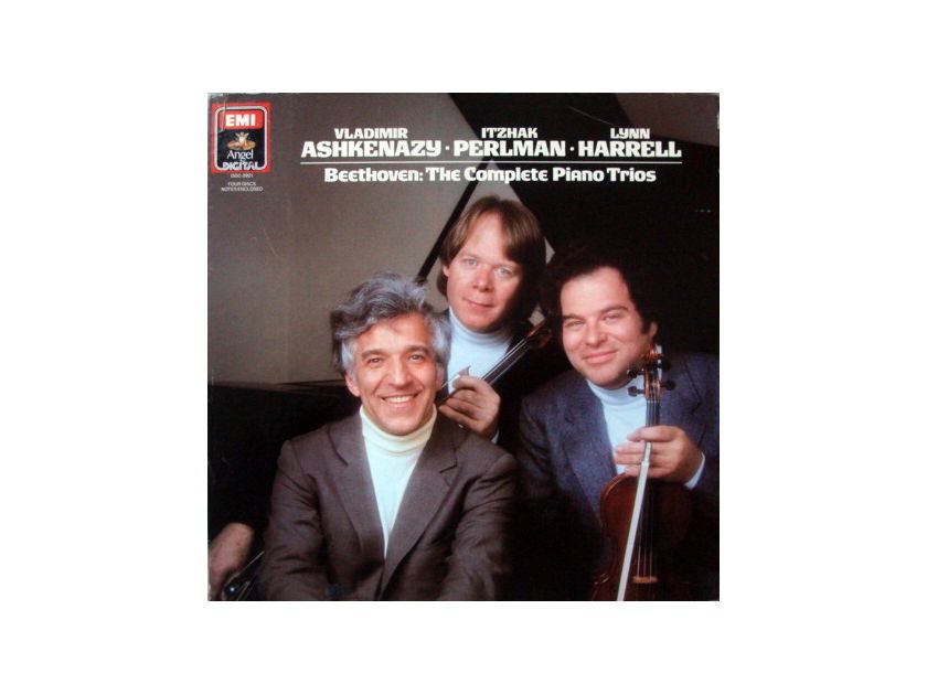 EMI Angel Digital / ASHKENAZY-PERLMAN-HARRELL, - Beethoven Complete Piano Trios, MINT, 4LP Box Set!