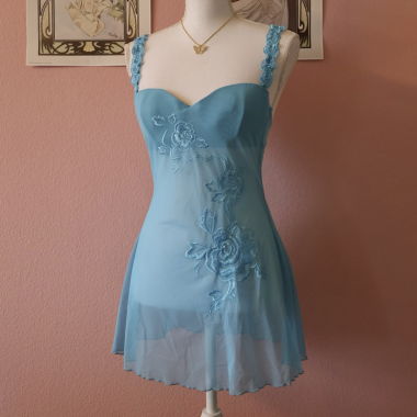 La Senza Blue Mini Dress (Vintage - S/M)