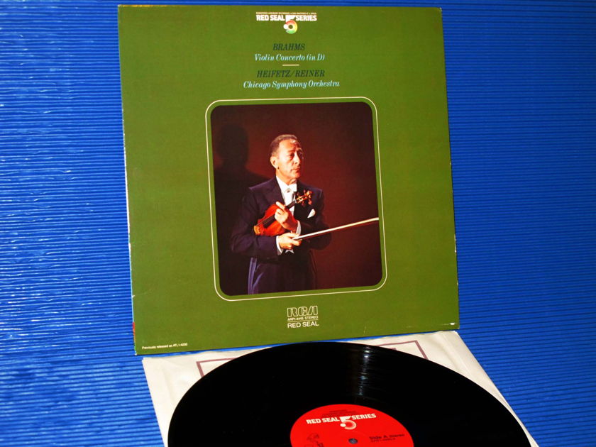 BRAHMS / Reiner / Heifetz   - "Violin Concerto in D" -  RCA .5 Audiophile Series 1983