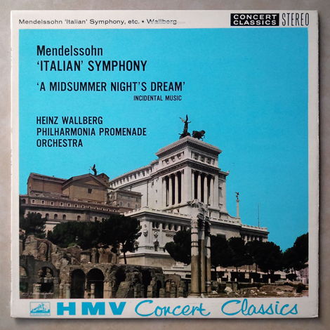 EMI HMV | HEINZ WALLBERG / - MENDELSSOHN Symphony No. 4...