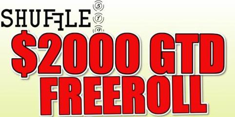 Monday Night NLH Freeroll Tournament $2,000 Guaranteed promotional image
