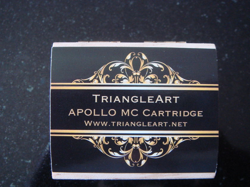 TRIANGLE ART APOLLO MOVING COIL PHONO CARTRIDGE – BRAND NEW -  NEVER TAKEN OUT OF ITS WOODEN BOX - ONE OF THE BEST AT ANY PRICE