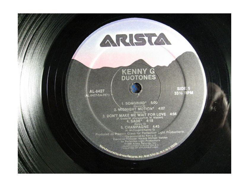 Kenny G - Duotones - 1986 Arista AL-8427