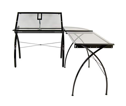 Lucky Crown US Art Adjustable Wood Desk Table vs Studio Designs 50308 ...