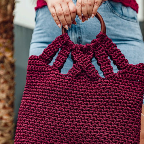 Burgundy Handbag