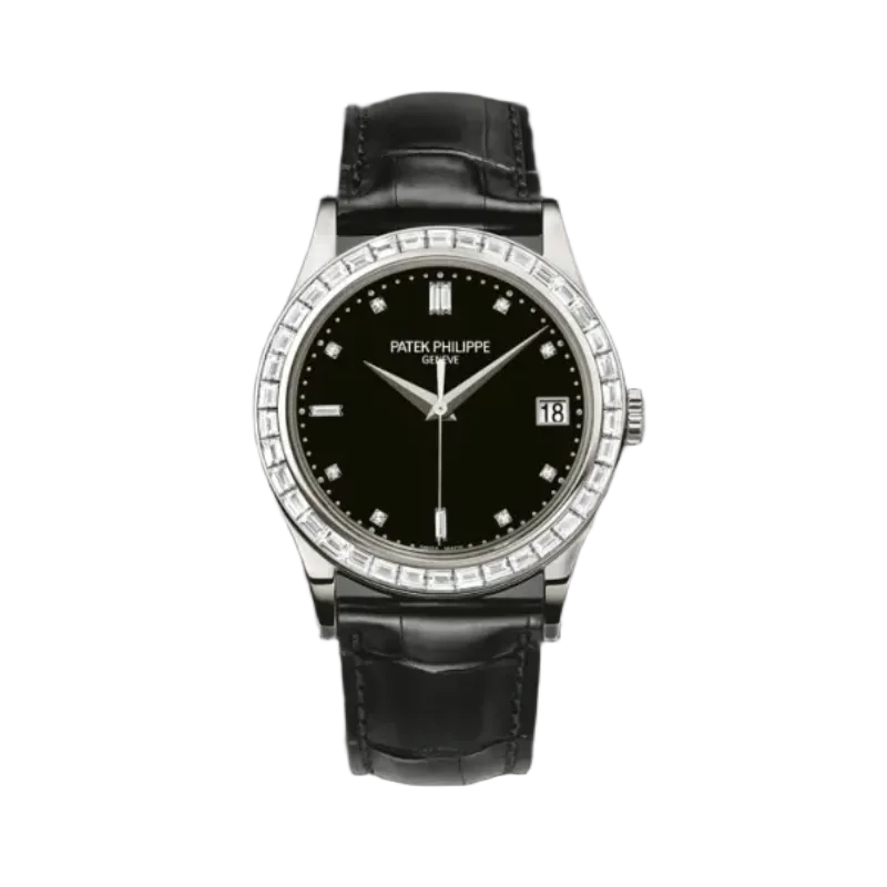 Patek Philippe Calatrava Platinum Baguette Diamonds 5298P-012, image 1