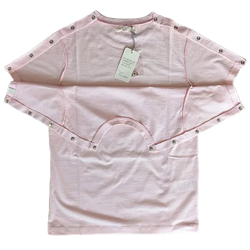Calin'Kid - T-Shirt Enfant Rose Pâle - 6/8 Ans