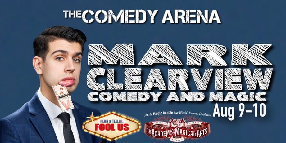 Mark Clearview | Comedy Magician promotional image