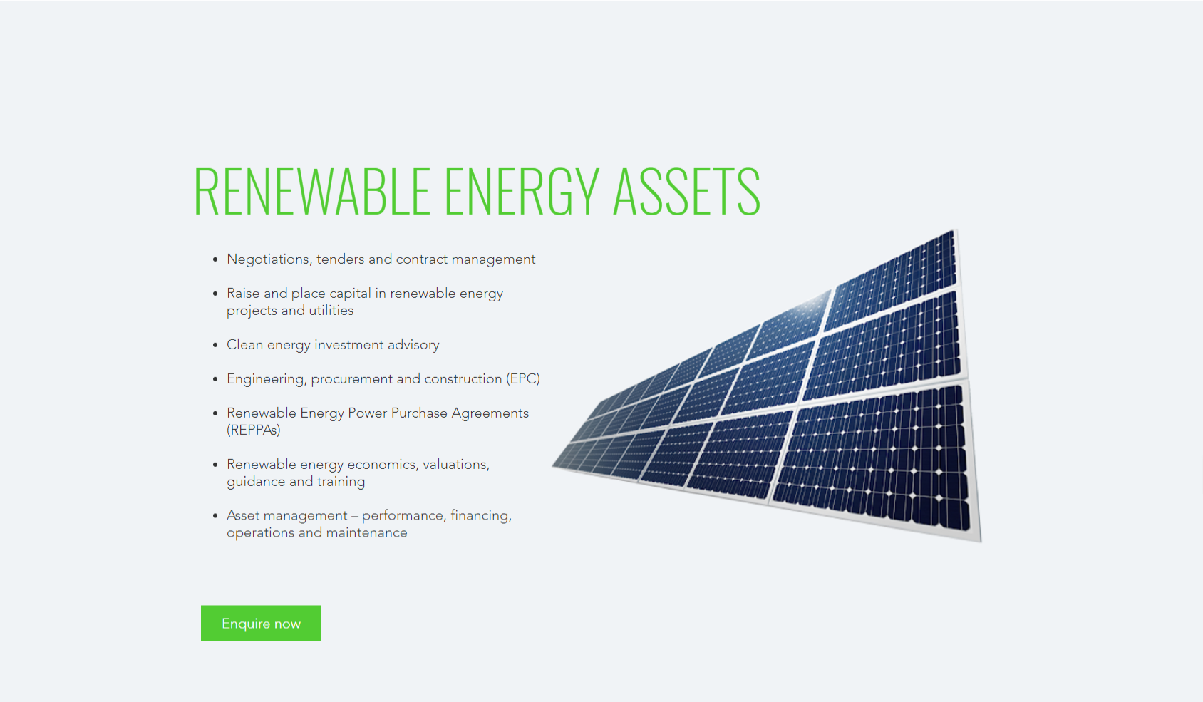 Equilibrium Energy product / service