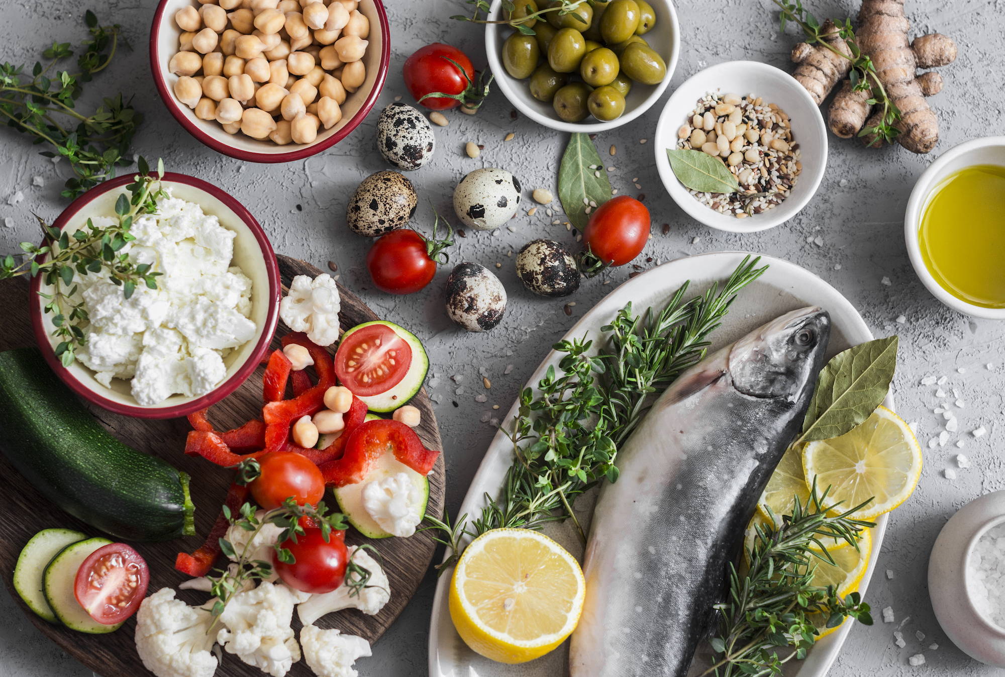 A Mediterranean type diet is recommended when trying to conceive