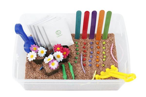 Gardening Themed Sensory Bin