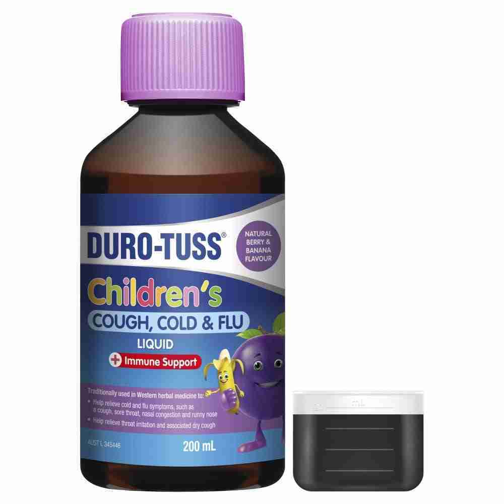 DURO-TUSS Children's Cough, Cold & Flu Liquid 200mL - Image 6