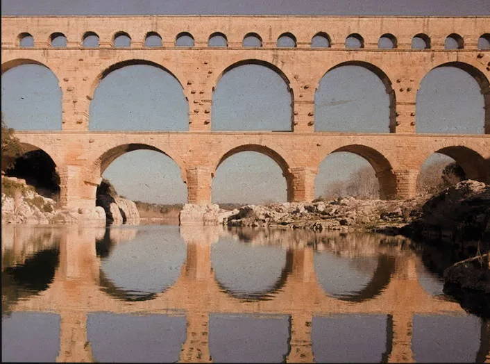The Harvey Compass AH 3 and Compass T-slot mounting AH 3T Arch Hold Downs are inspired by famous arch structures like the Pont du gard built in the first century BC