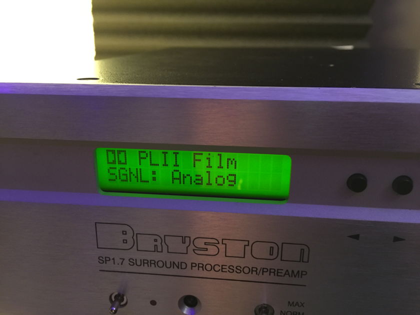 Bryston SP-1.7 Surround Preamp - 2 Channel BP-25 equivalent