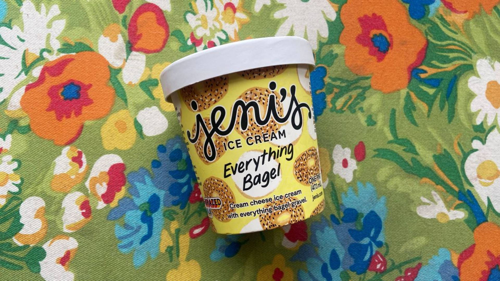 Featured image for Jeni's Drops Everything Bagel Ice Cream