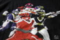 screen printing method on black 100% cotton round neck shirts sj clothing manila philippines
