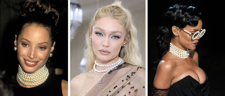 How to Layer Pearl Choker Necklaces Hey Happiness