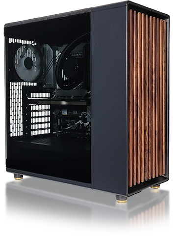 Zen Pro Mesh Chassis angle with reflection 