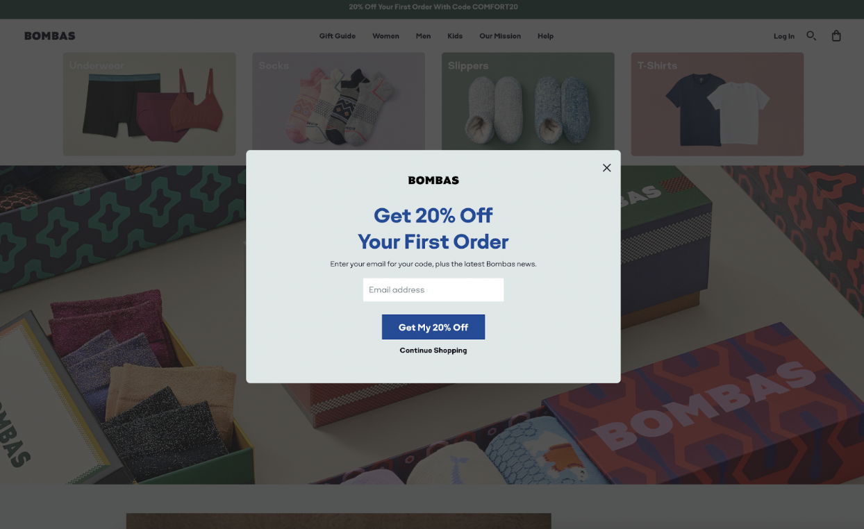 Bombas popup