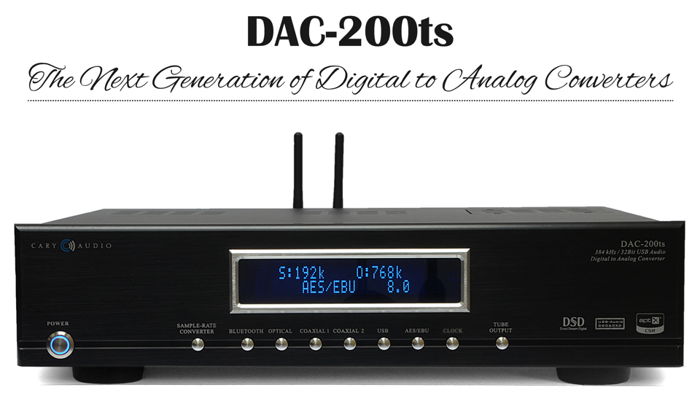 Cary Audio  DAC -200ts Stereo DAC w/ Preamp FREE SHIPPI...