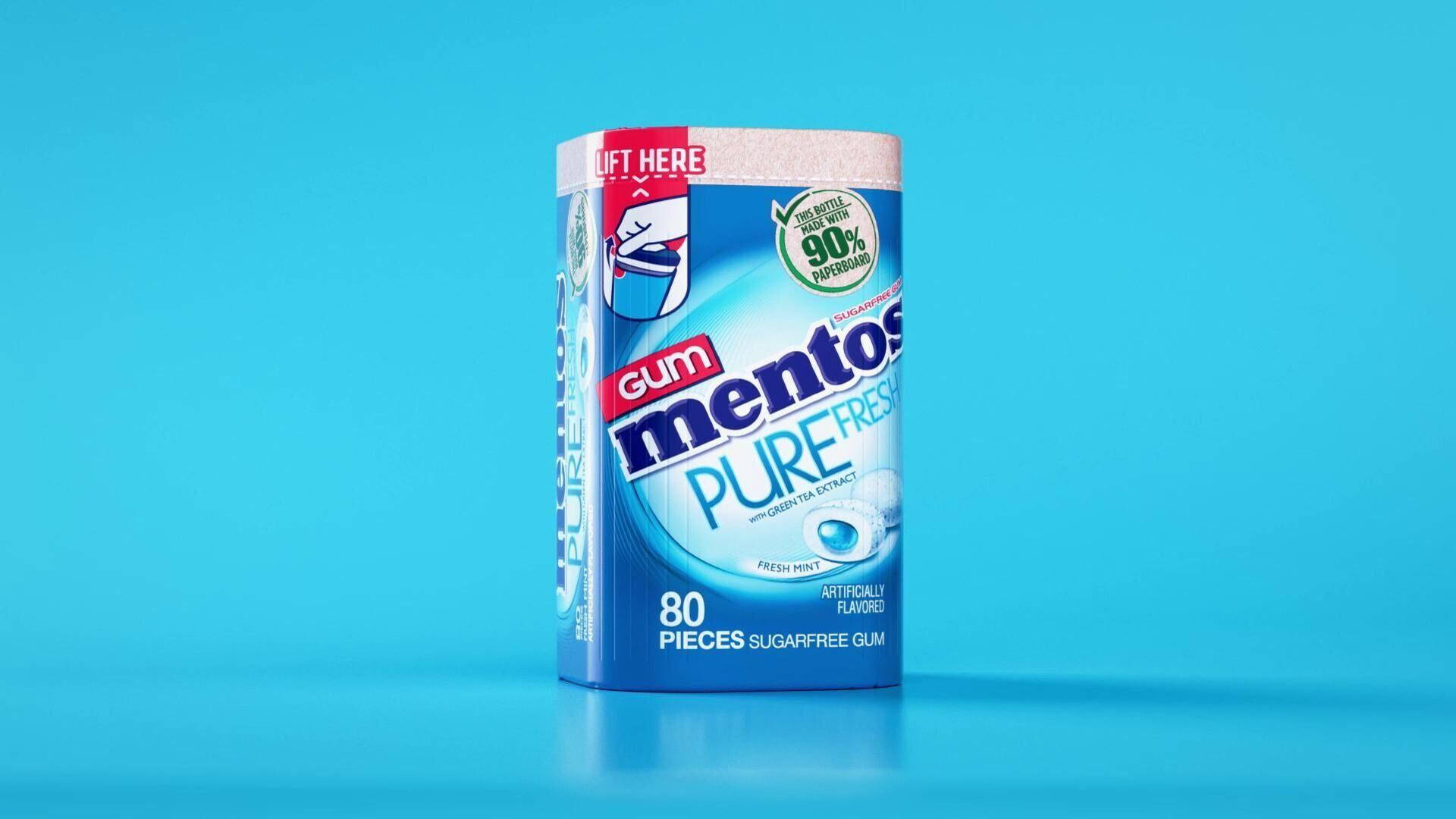 Featured image for Perfetti Van Melle Announces 90% Paper Tube For Mentos Gum