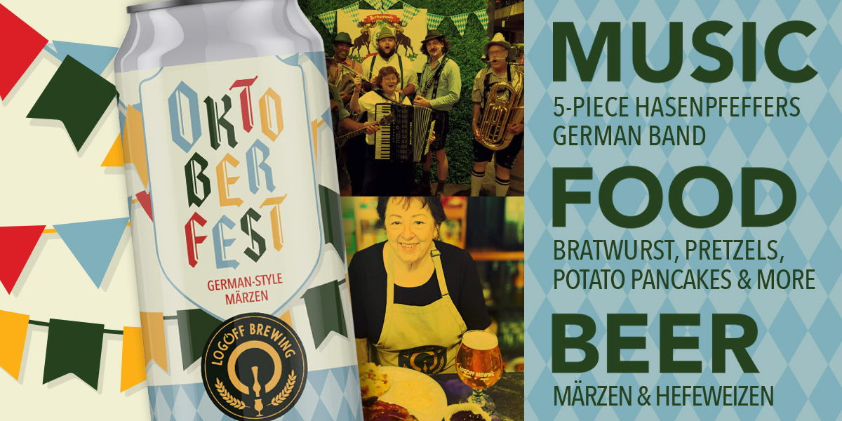 Oktoberfest Party at LogOff Brewing! promotional image