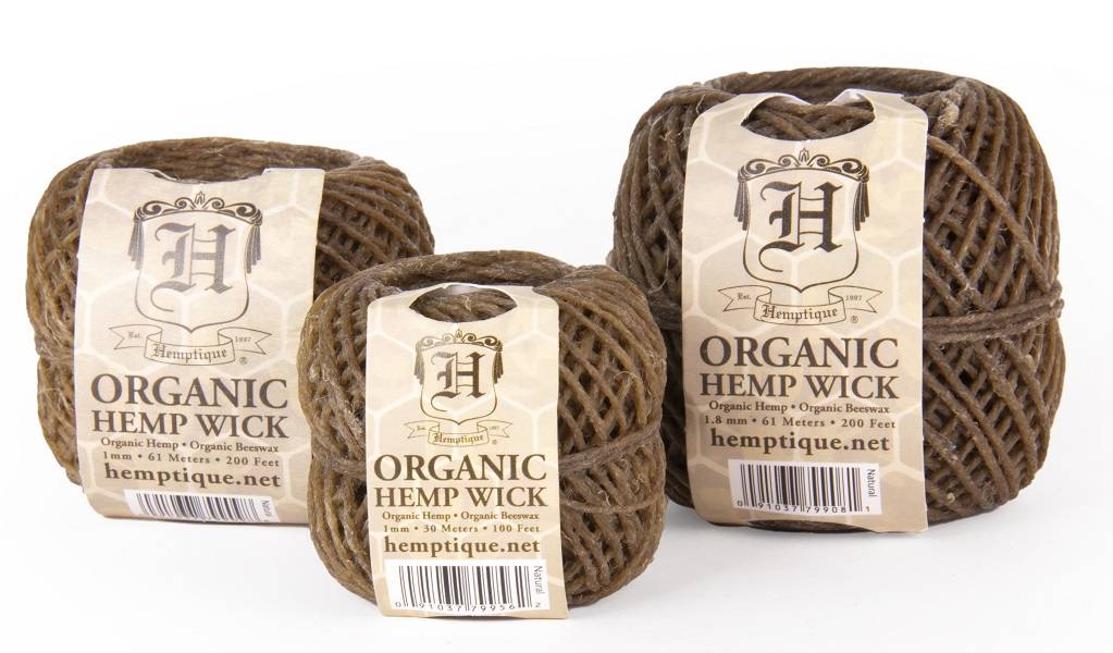 RAW 20 Foot Hemp Wick  Natural Hemp Wick Lighter