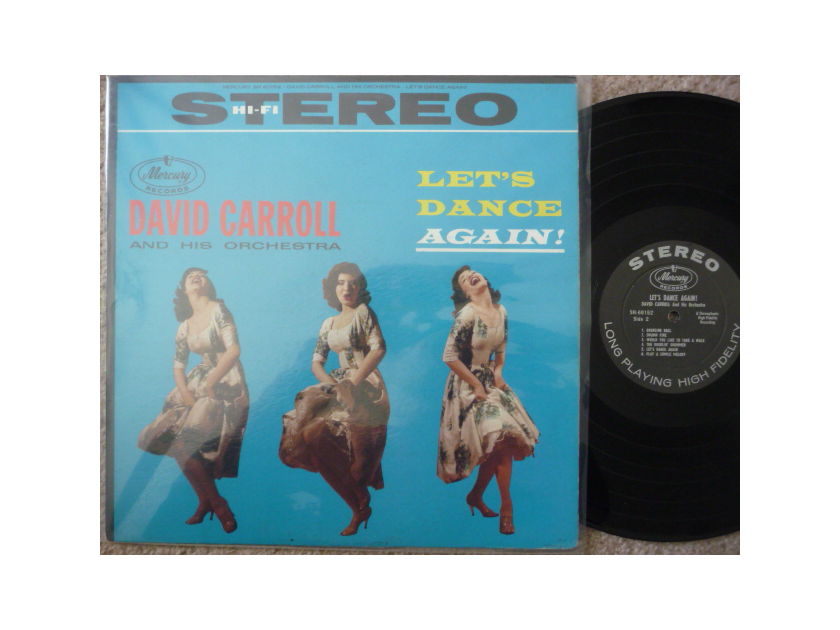 LET'S DANCE AGAIN  - DAVID CARROLL MERCURY LP AUDIOPHILE