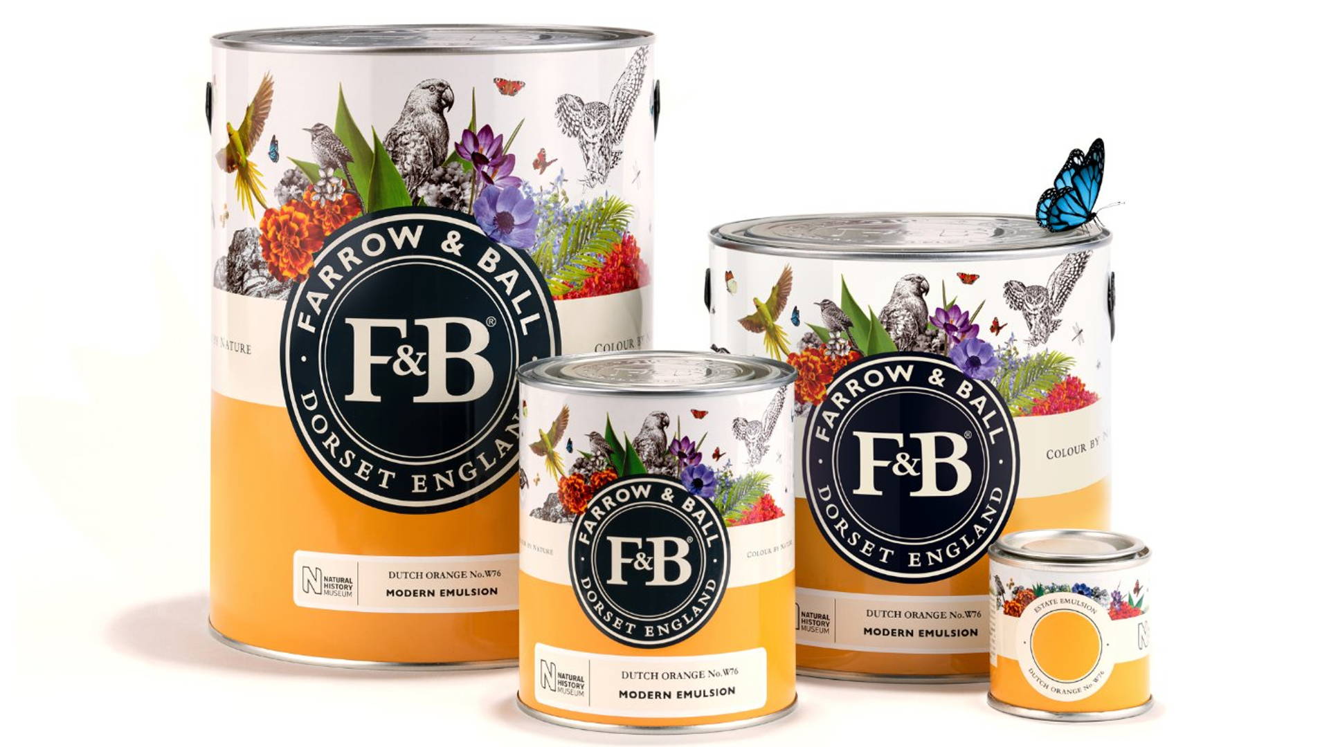 Featured image for Butterfly Cannon Brings History to Life With Their Design For Farrow & Ball's Natural History Museum Paint Collection