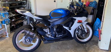 2012 SUZUKI GSX-R750 motorcycle for rent near Temecula, CA