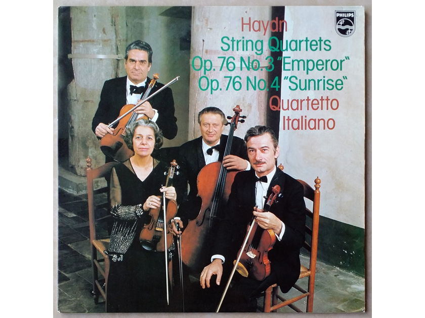 Philips | QUARTETTO ITALIANO / HAYDN - String Quartets Op. 76 No. 3 "Emperor" & No. 4  "Sunrise" | NM