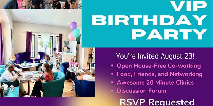 Women's Networking and Connection Event: VIP Birthday Party​ promotional image