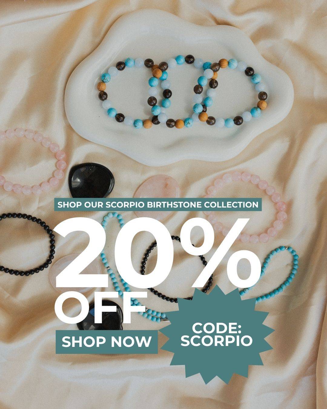Scorpio Crystal collection 20% Off