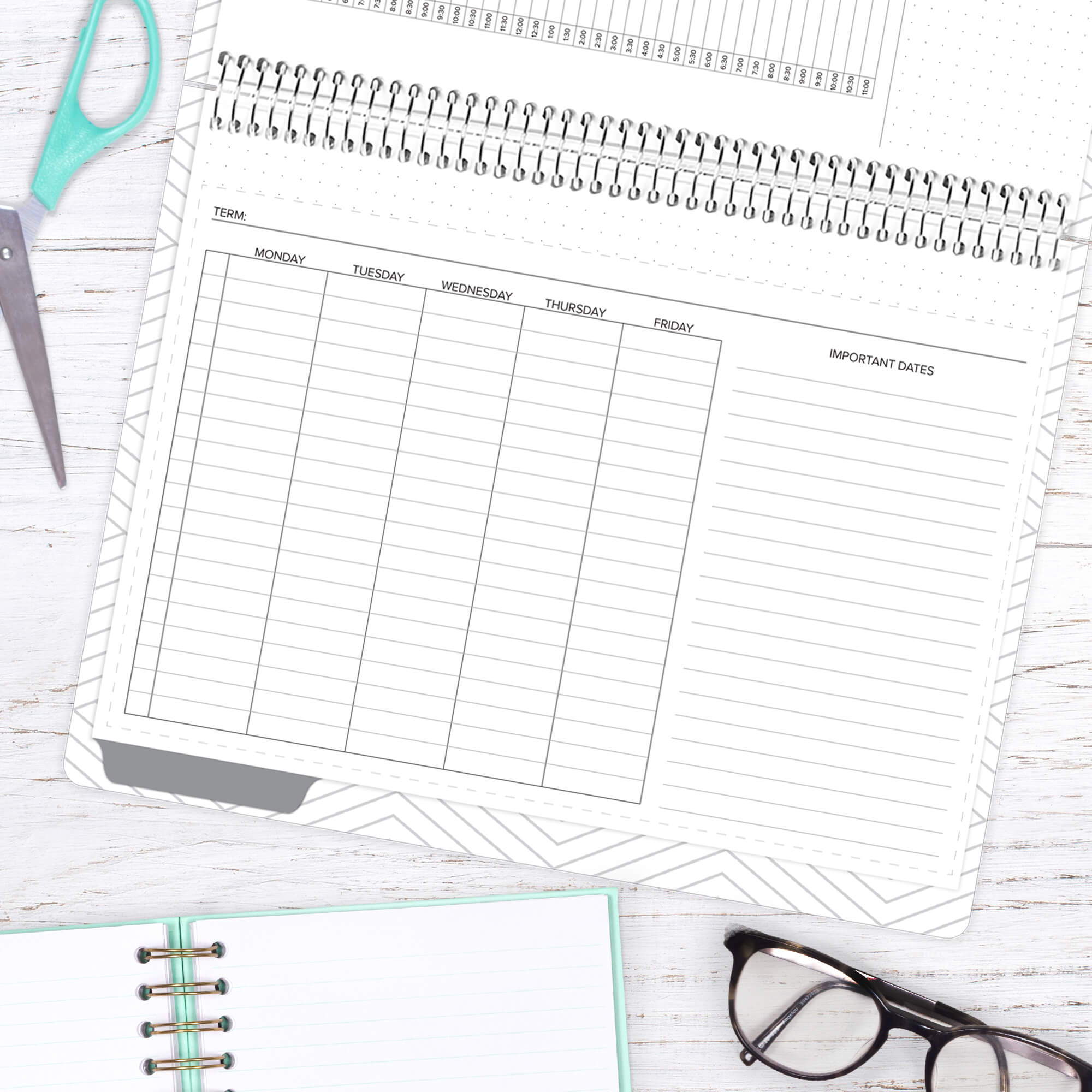 Amplify Planner class schedule insert