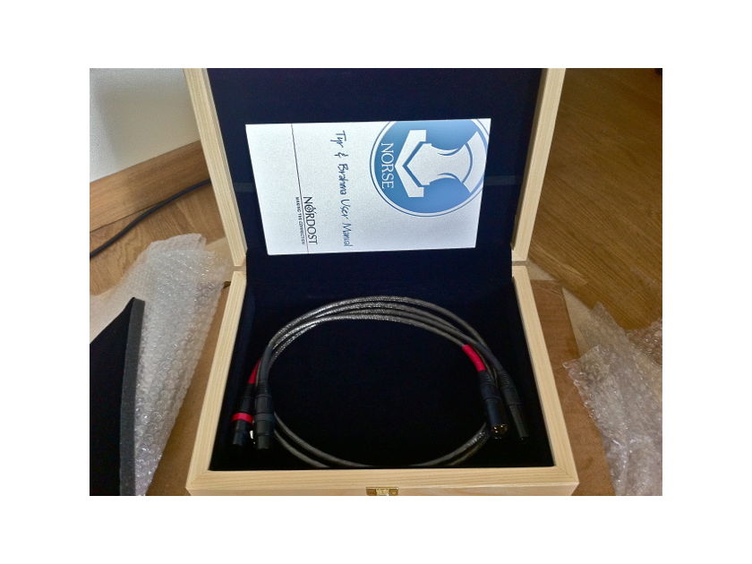 Nordost "Tyr" Reference Balanced interconnect with XLR connections - in EUROPE
