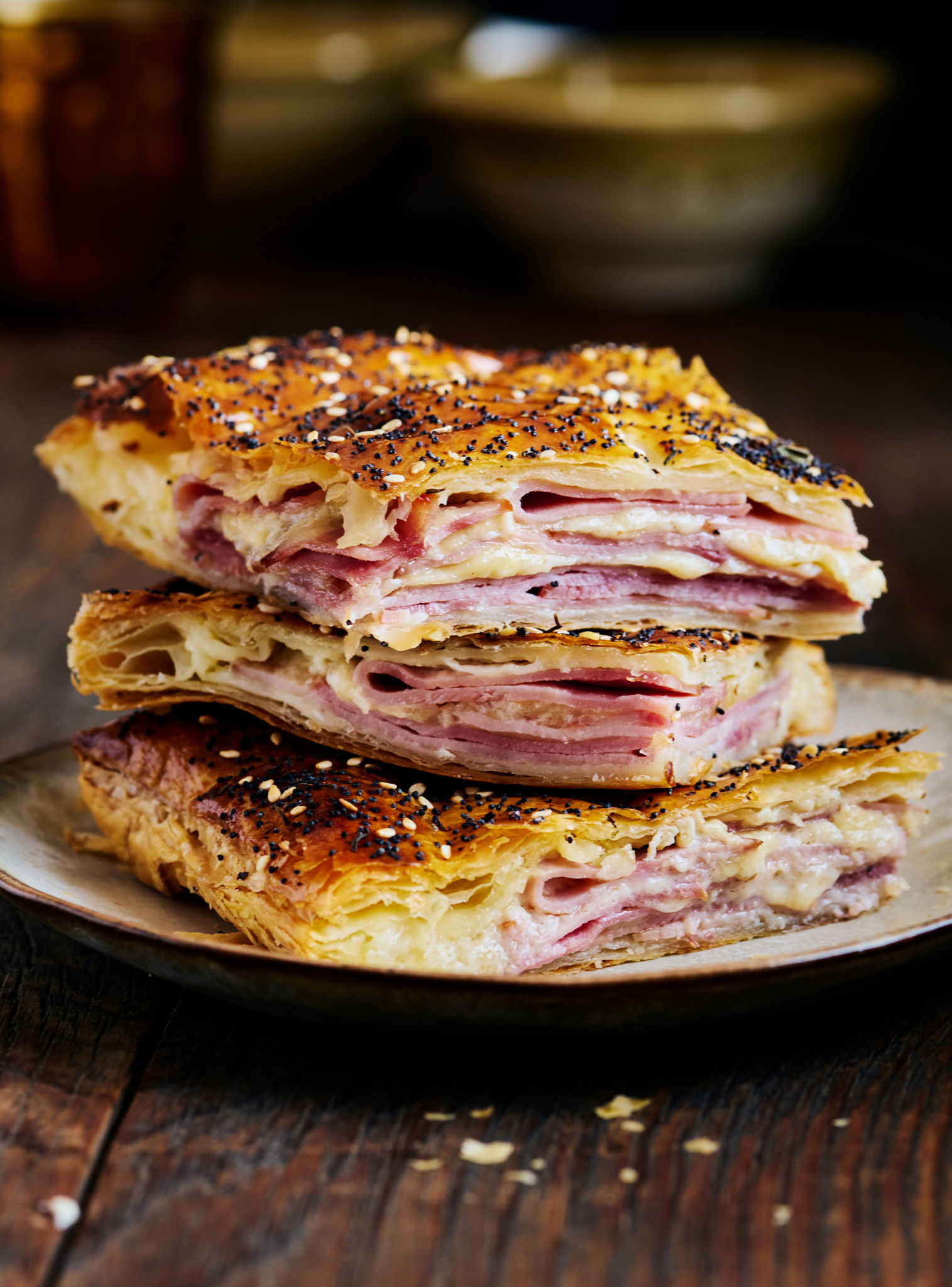 Ham and Cheese Puff Pastry Tart | RICARDO