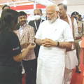 Neha |Rastogi with PM Modi