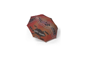 Semi-Automatic Umbrella with Indigenous Art, Weather Protection