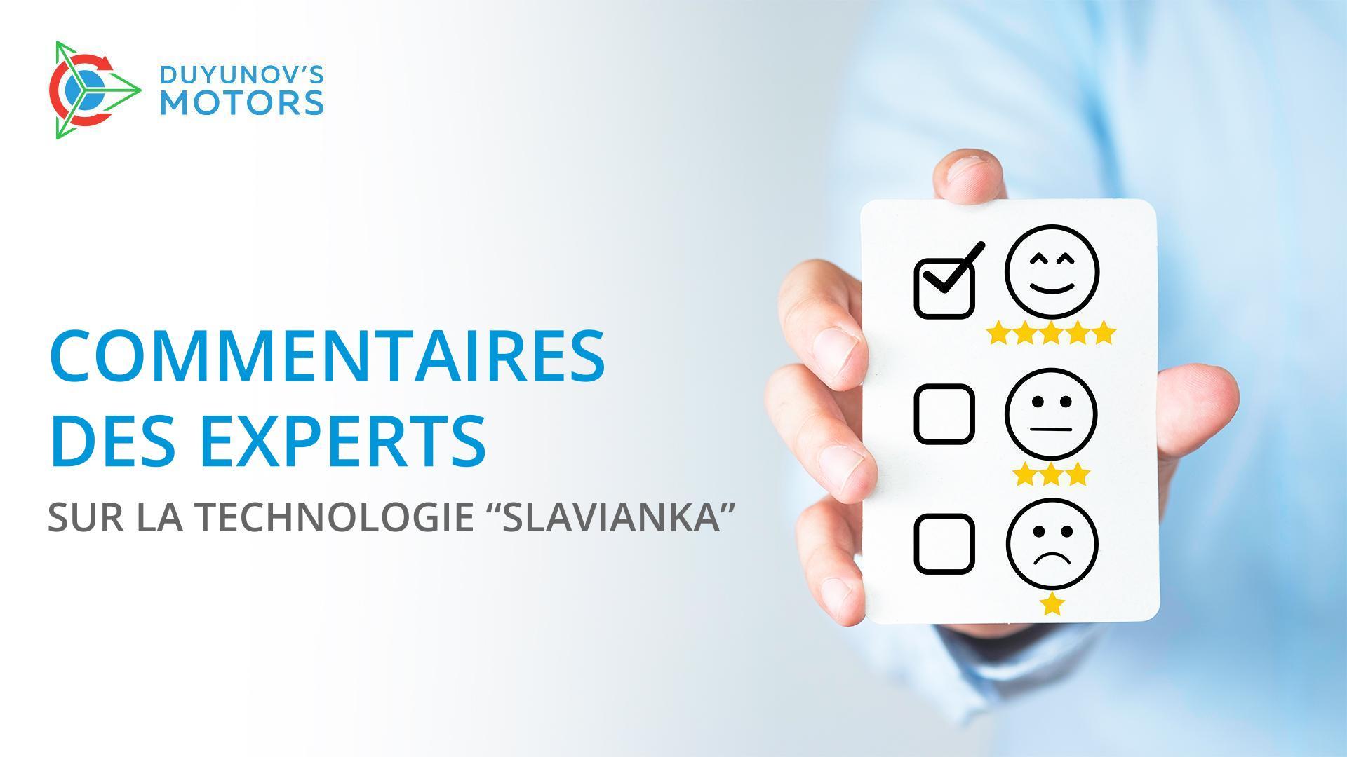 Commentaires des experts sur la technologie "Slavianka"