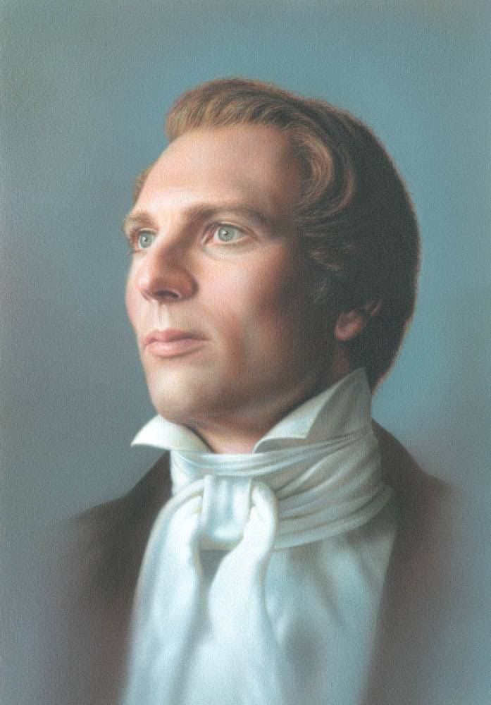 LDS art portrait of Joseph Smith. 