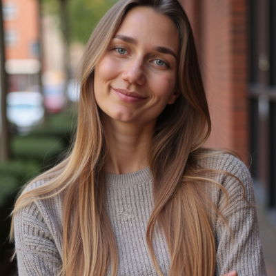 Photo generated by Secta Labs in style of Casual Brick Wall Portraits