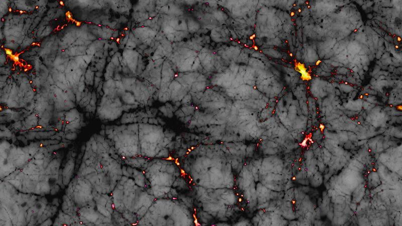 artist rendering of the ultrastructure of the universe