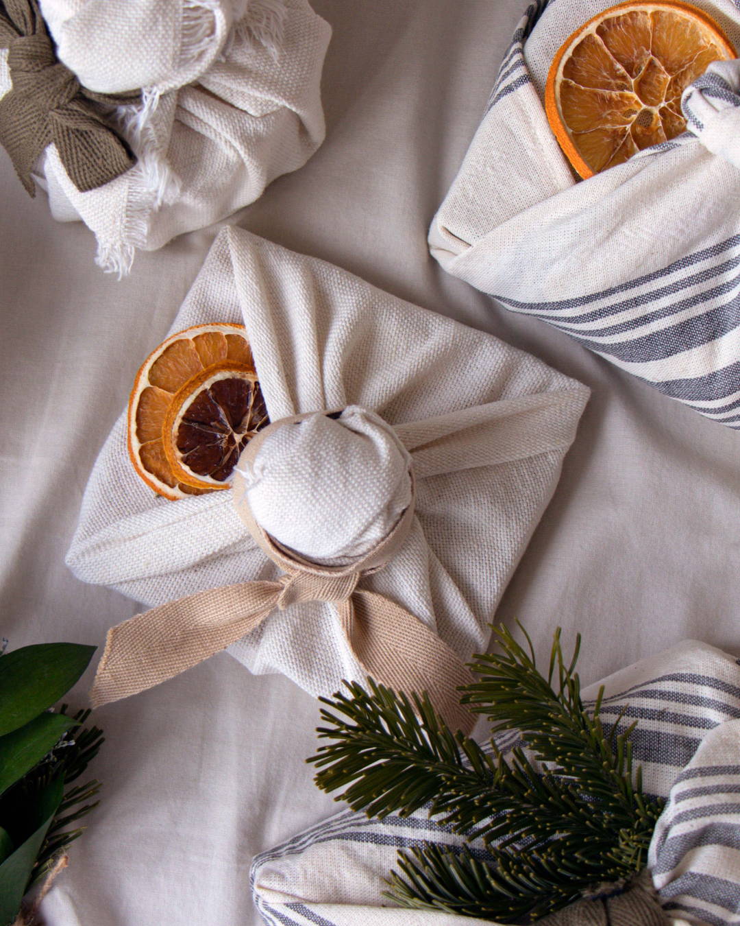 Sentier du Cap Fréhel - GR34 noël - emballage cadeau minimaliste - furoshiki - cadeau noël